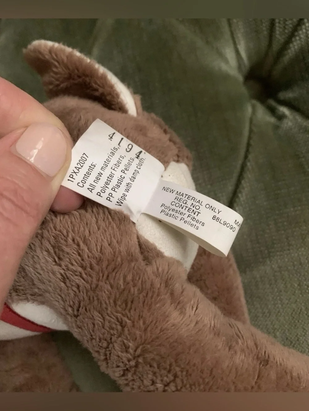 Hallmark Polar Express Reindeer Plush Stuffed Animal 13